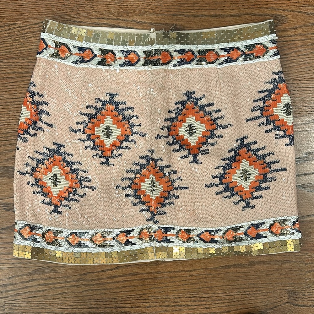Zara sequined mini skirt, size XS